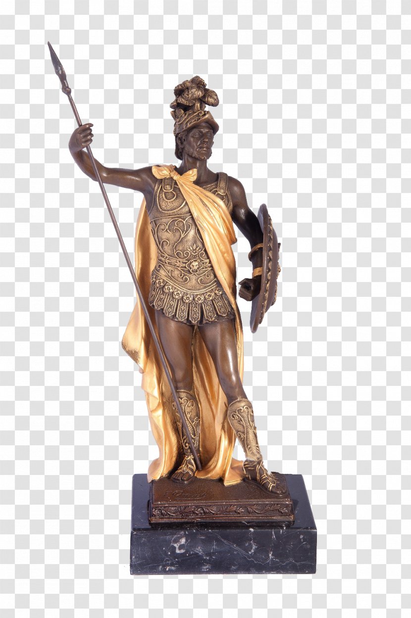Statue Bronze Sculpture Ancient Rome - Brass - Roman Head Transparent PNG