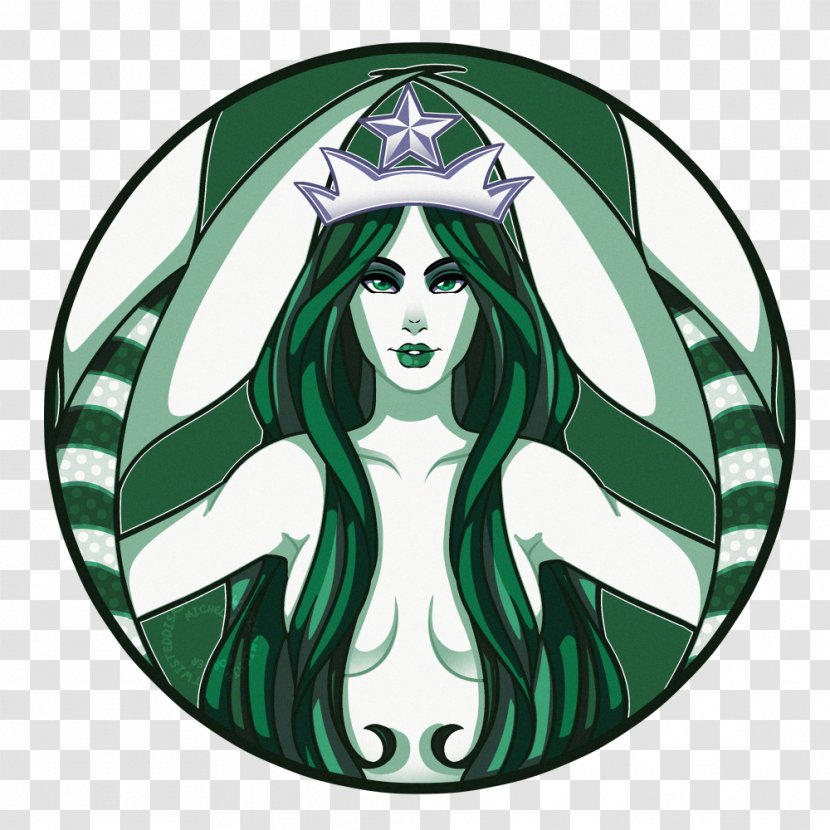 Starbucks T-shirt Coffee Logo Mermaid - Frame Transparent PNG