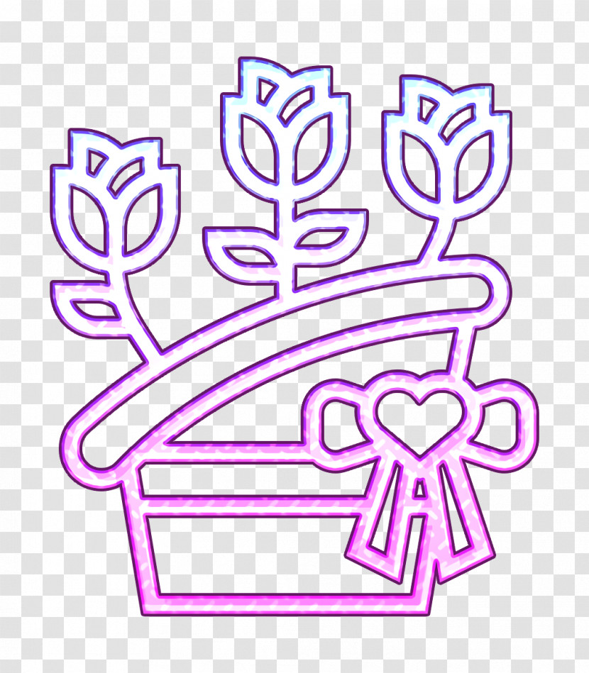 Home Decoration Icon Flower Bouquet Icon Bouquet Icon Transparent PNG