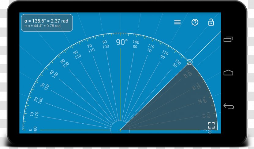 AppBrain Ruler Android Smartphone - Mobile Phone Transparent PNG