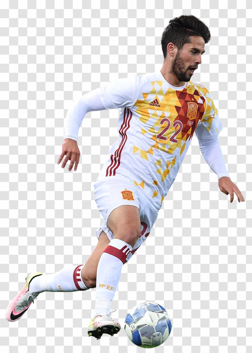 Isco Spain National Football Team Real Madrid C.F. 2018 World Cup Player - Clothing Transparent PNG