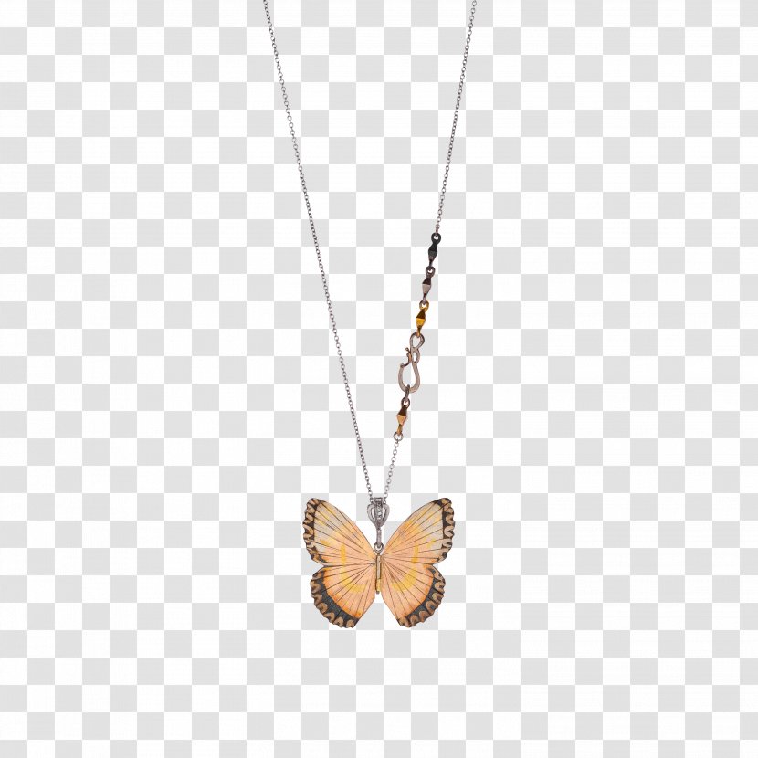Locket Necklace Body Jewellery - Moths And Butterflies Transparent PNG