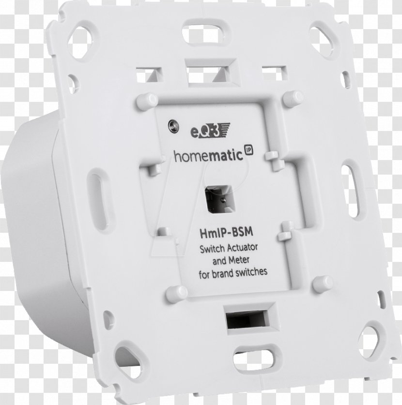 Homematic IP Wireless Actuator HmIP-BSM Home Automation Kits Electrical Switches EQ-3 AG - Electronics - Homematic-ip Transparent PNG