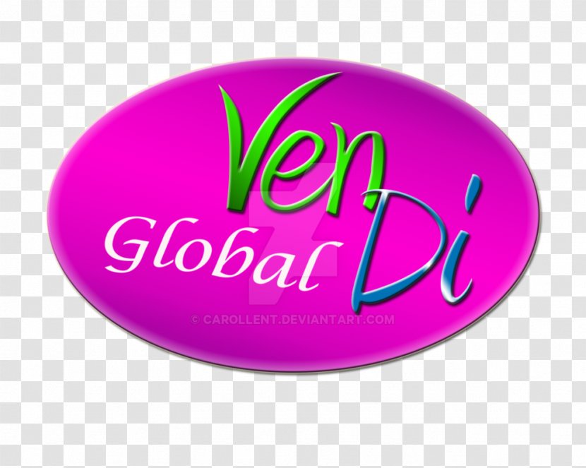 Logo Pink M Font Brand Oval - Global Net Transparent PNG