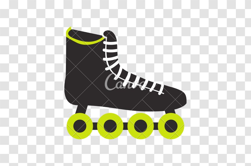 Roller Skates Ice Skating In-Line Stock Photography - Yellow - Sports Equipment Transparent PNG