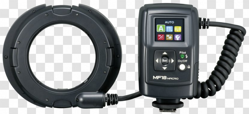 Nissin MF 18 Nikon Hardware/Electronic Canon Foods Ring Flash Photography - Camera Transparent PNG