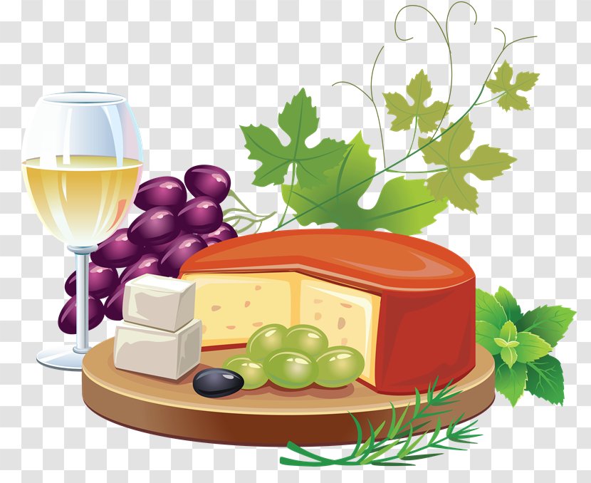 Wine Fruit French Cuisine Cheese - Cake Transparent PNG