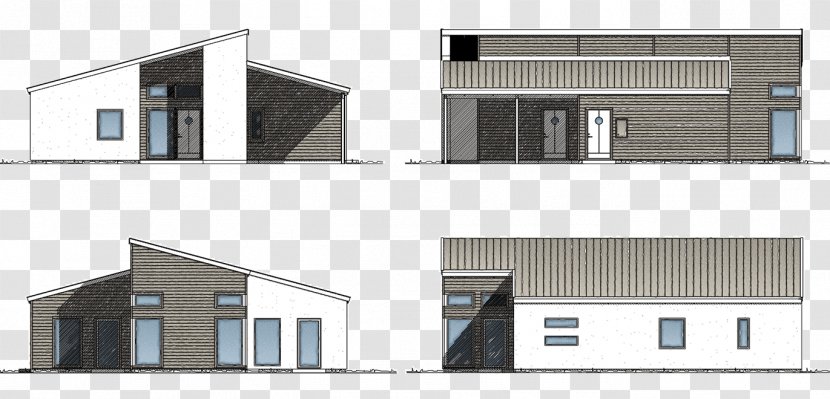 Architecture Pitched Roof House Plan - Slopes Transparent PNG