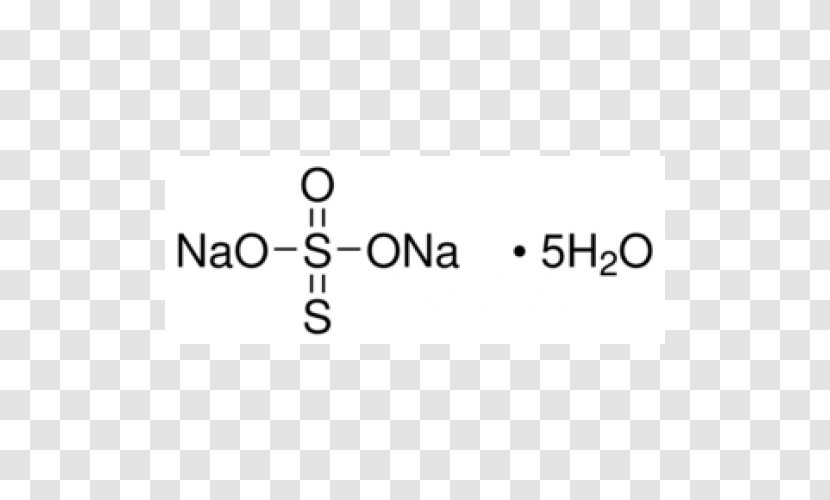 Sodium Acetate Acetic Acid Ester Chemistry - Thiosulfate Transparent PNG