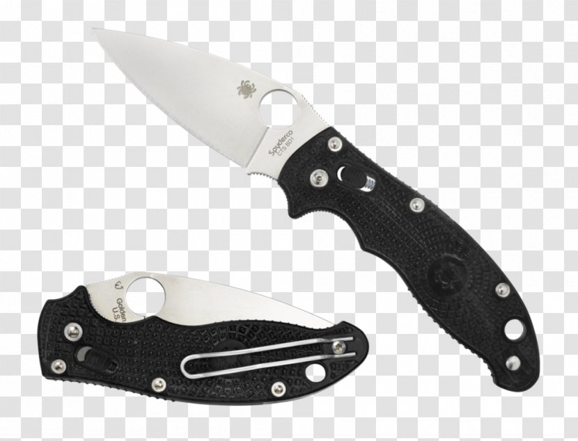Pocketknife CPM S30V Steel Spyderco Blade - Knife Transparent PNG