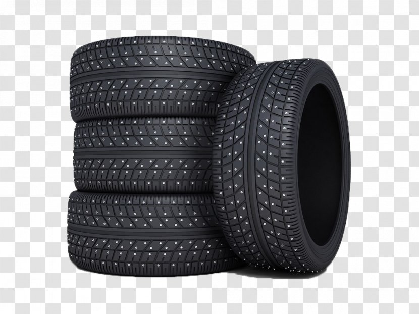 Tread Car Tire - Care - Black Piled Tires Transparent PNG