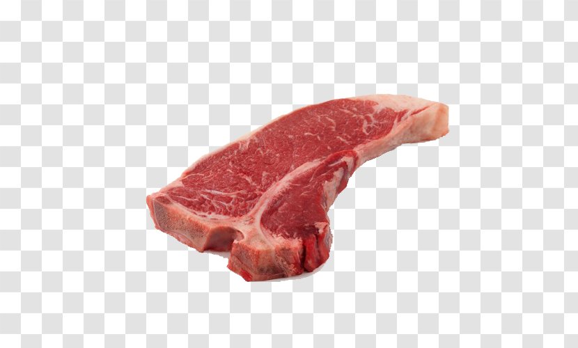 T-bone Steak Angus Cattle Ribs Strip - Silhouette - Meat Transparent PNG