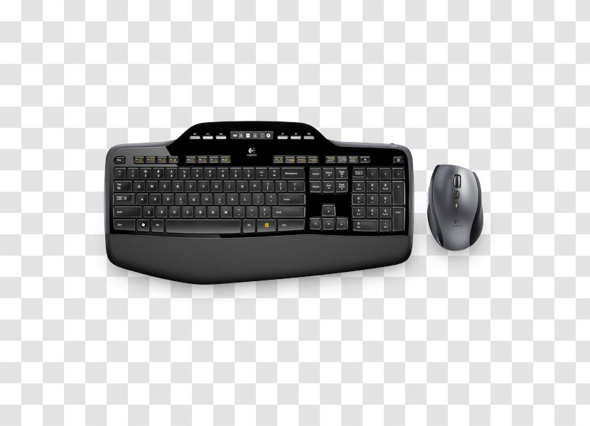 Computer Keyboard Mouse Wireless Logitech Unifying Receiver Laptop - Desktop Computers Transparent PNG