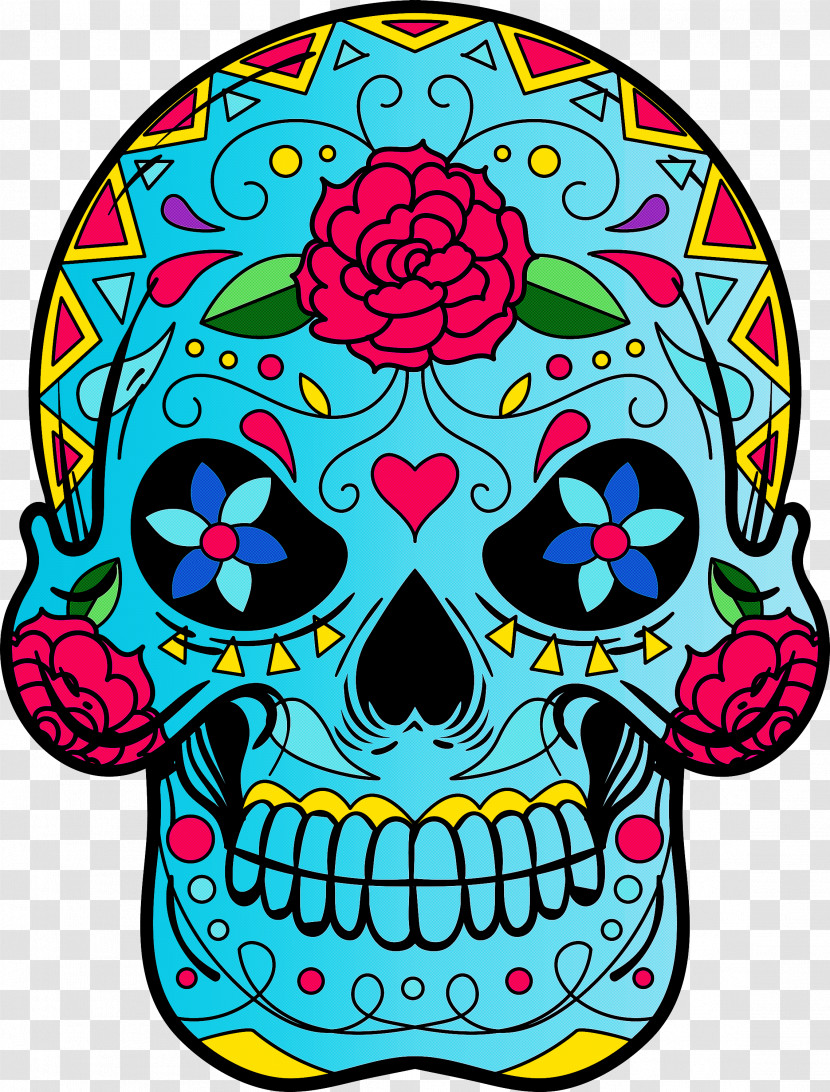 Calavera Calaveras Sugar Skull Transparent PNG