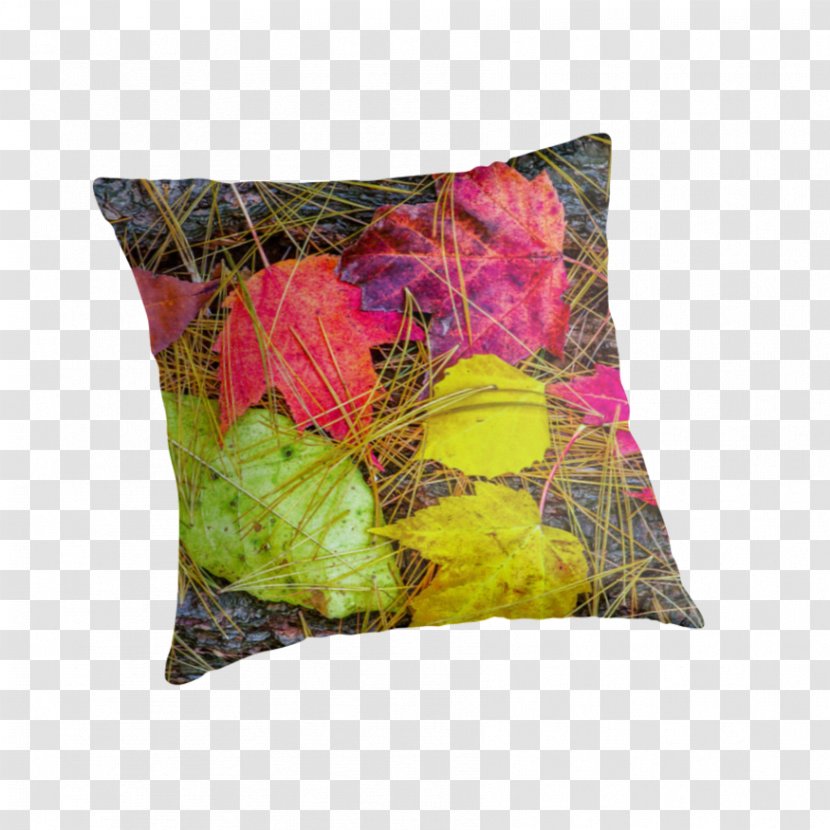 Cushion Throw Pillows Clip Art - Leaf - Pile Of Leaves Transparent PNG