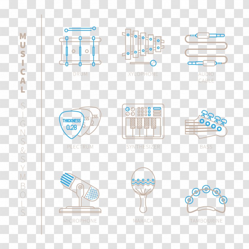 Simple Linear Design Icon Vector Material - Area - Brand Transparent PNG