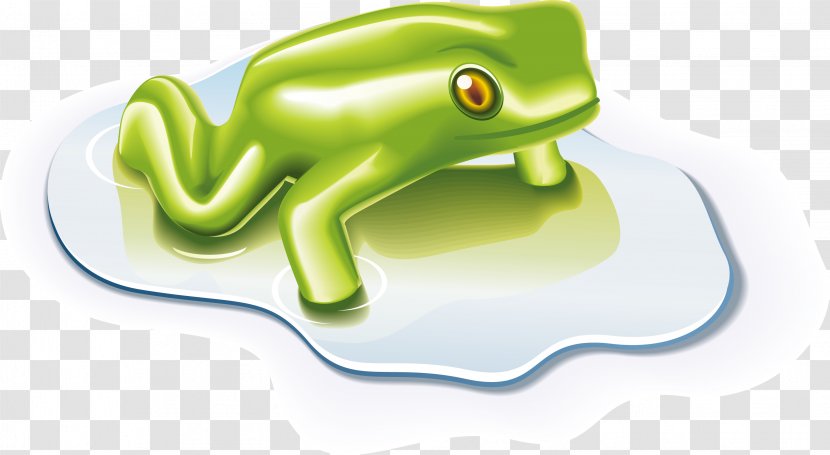 Frog Euclidean Vector Drawing - Vertebrate - Cartoon Transparent PNG