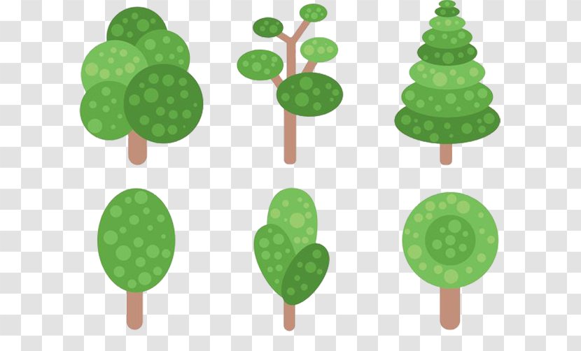 Tree Euclidean Vector Clip Art - Grass - Green Trees Transparent PNG
