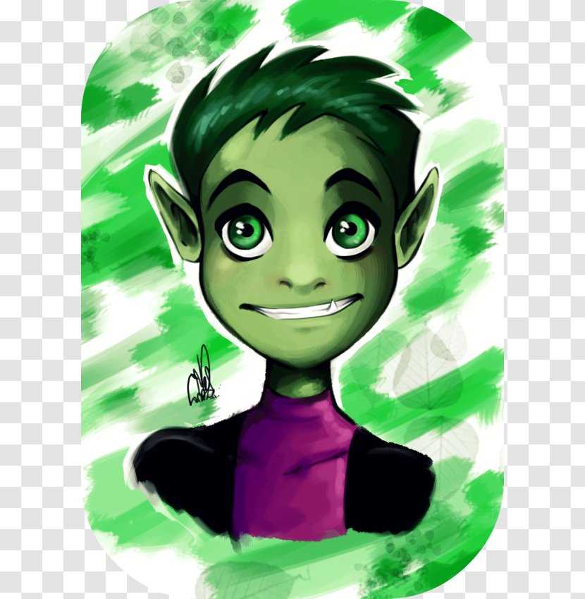 Beast Boy Starfire Red X Raven Cyborg - Art Transparent PNG