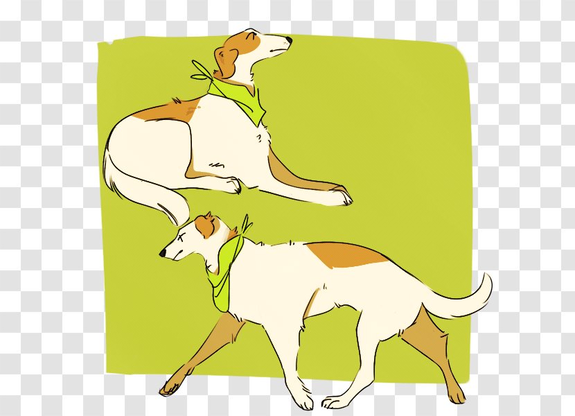 Dog Cattle Human Behavior Clip Art - Yellow Transparent PNG