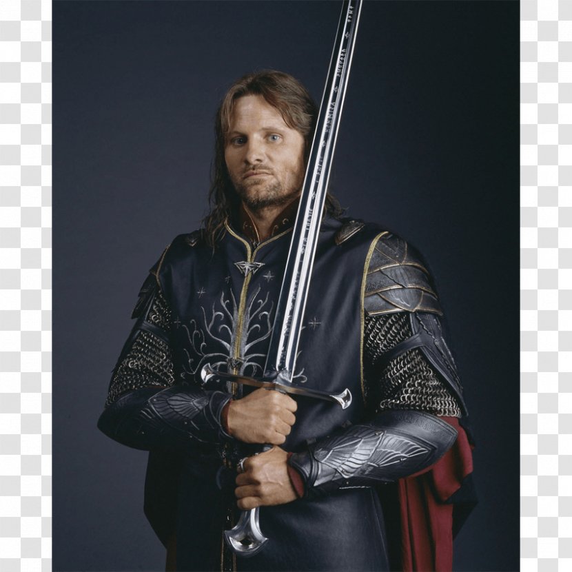 Aragorn The Lord Of Rings: Fellowship Ring Elendil Viggo Mortensen - Rings Return King - Sword Transparent PNG