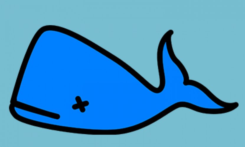 Blue Whale Suicide Clip Art - Aquatic Animal Transparent PNG