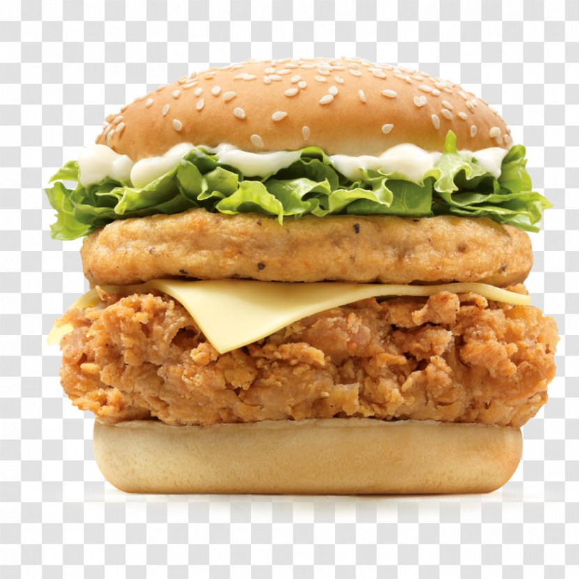 Hamburger Chicken Sandwich Patty Fried Pizza - Slider Transparent PNG