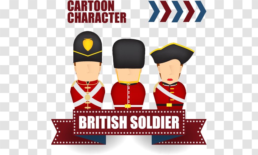 United Kingdom Soldier Cartoon - Headgear - Samurai Transparent PNG