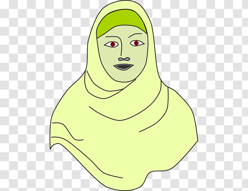 Hijab Islam Muslim Headscarf Clip Art - Cheek - Kaaba Mecca Transparent PNG