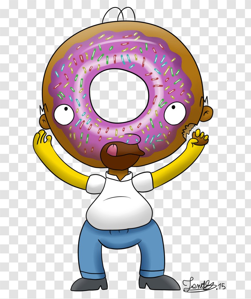 The Simpsons: Tapped Out Homer Simpson Donuts Cake - Cartoon Transparent PNG
