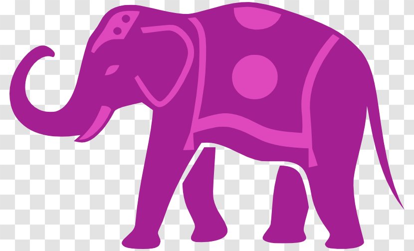 Indian Elephant Silhouette Clip Art - Royaltyfree - Circus Transparent PNG