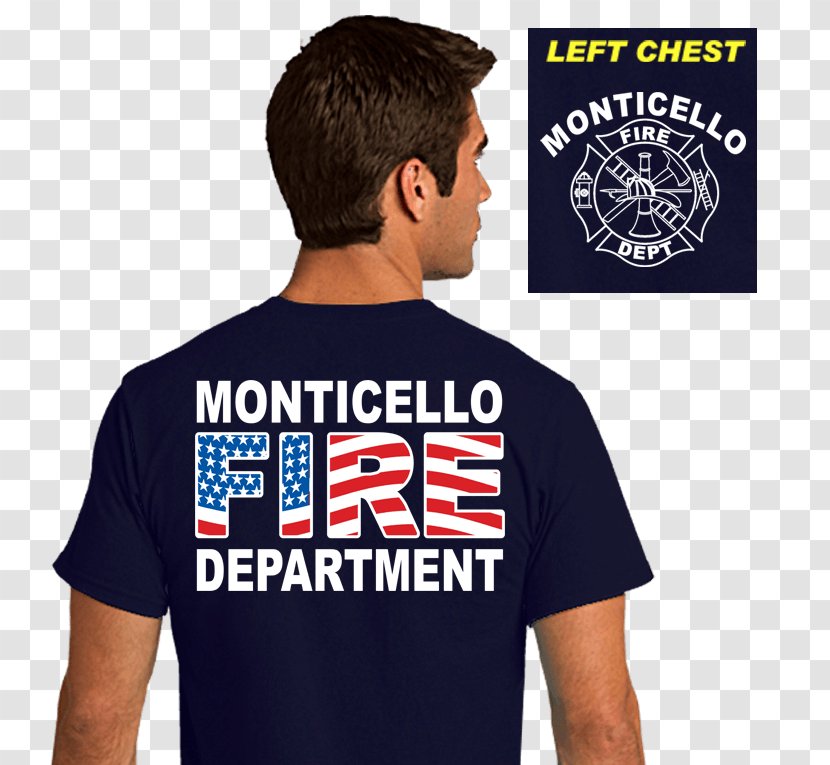 T-shirt Fire Department Clothing Station - Uniform - Short Sleeve Transparent PNG
