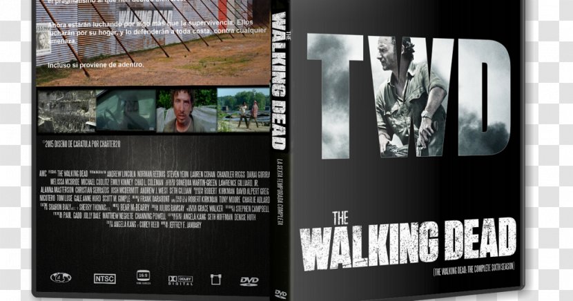Television Fan Art Poster Language Download - Walking Dead Transparent PNG