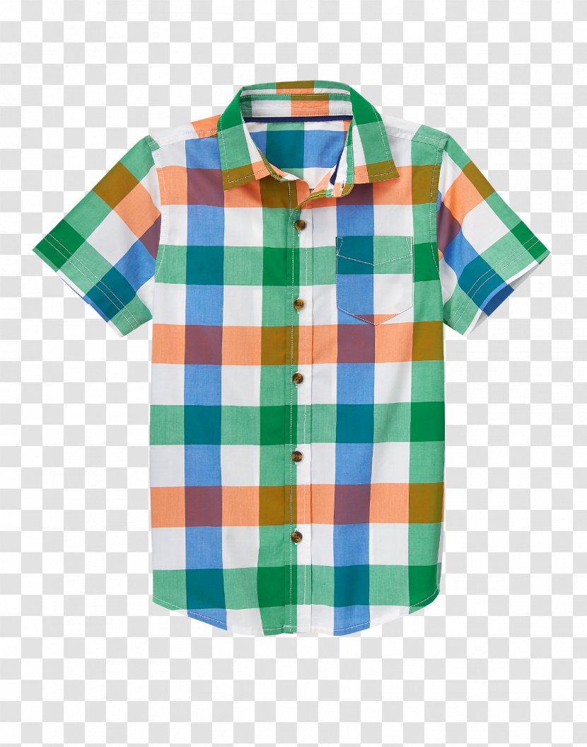 T-shirt Blouse Sleeve Polo Shirt - Plaid Transparent PNG