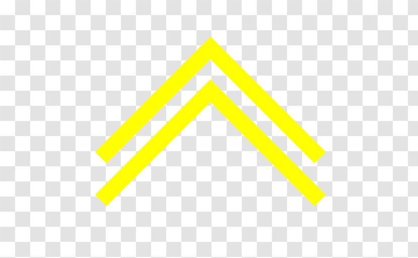 Triangle Line Area - Brand - Yellow Arrow Label Transparent PNG