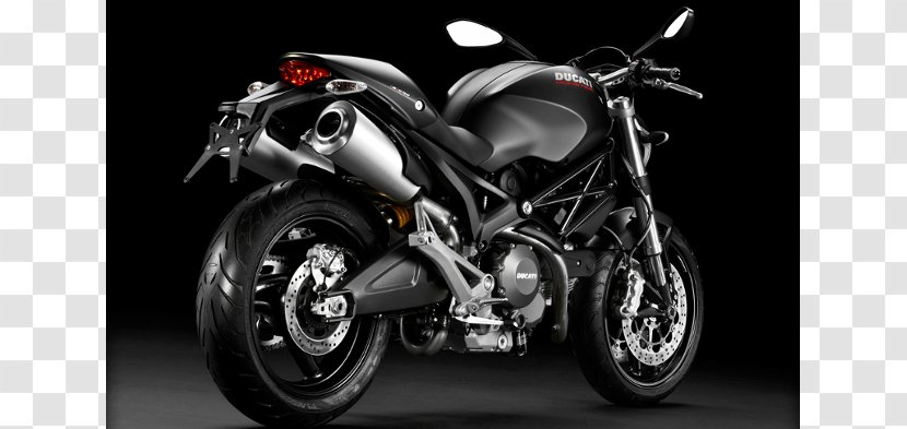 Ducati Monster 696 Motorcycle Car - Exhaust System Transparent PNG