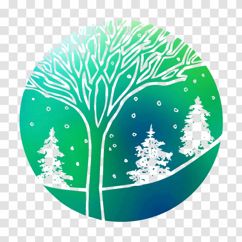 Green Tree Font - Leaf - Logo Transparent PNG