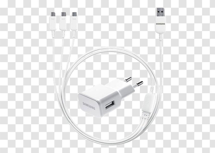 Battery Charger Micro-USB Adapter Samsung Inductive Charging - Electronics Accessory Transparent PNG