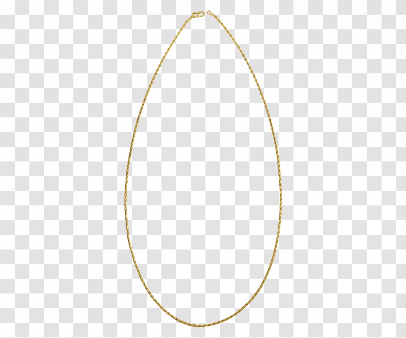 Body Jewellery Necklace Clothing Accessories Circle - Fashion Accessory - Gold Chain Transparent PNG