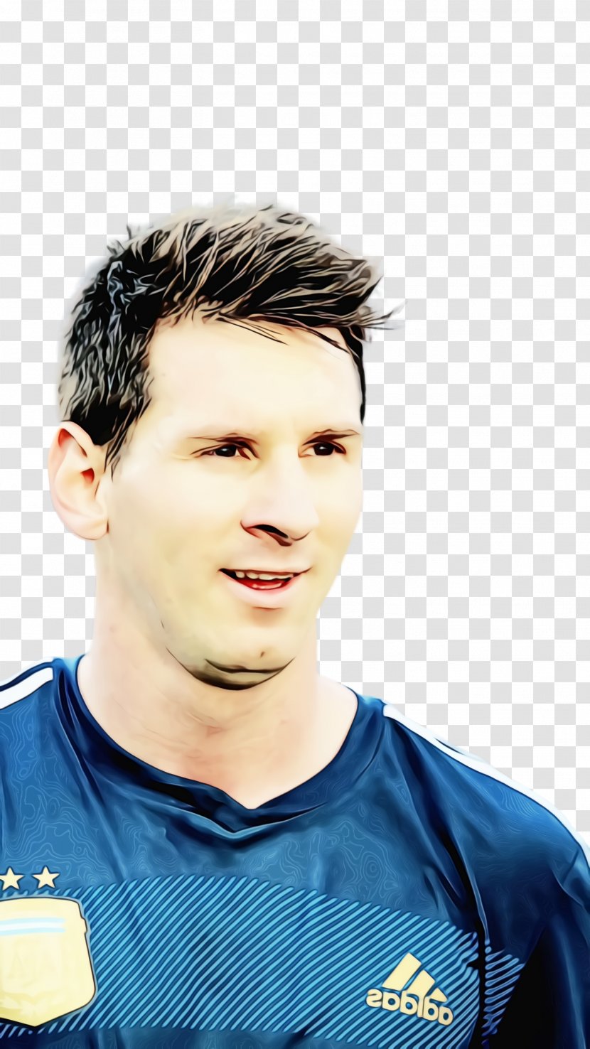 Messi Cartoon - Forehead - Smile Neck Transparent PNG