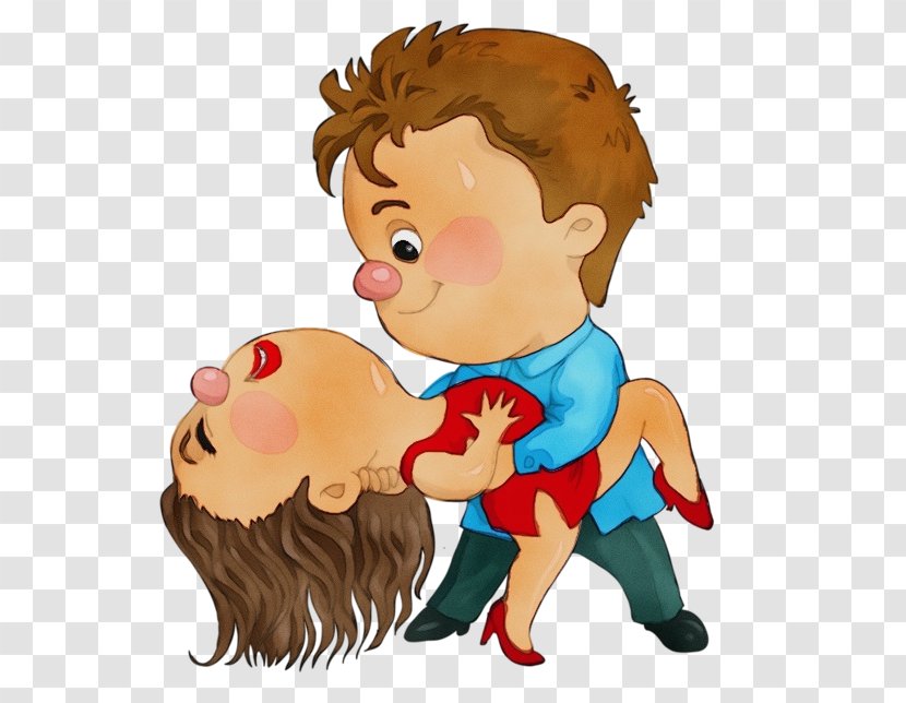 Cartoon Animated Clip Art Interaction Cheek - Child Animation Transparent PNG