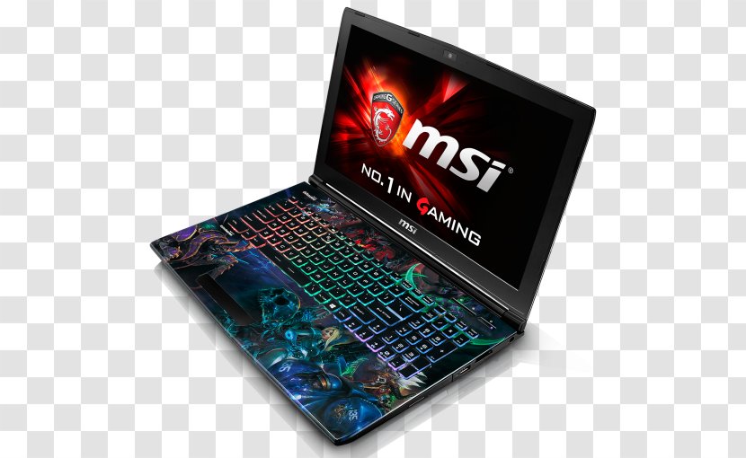 Laptop Micro-Star International MSI GE62 Apache Pro Intel Core I7 - Electronic Device Transparent PNG