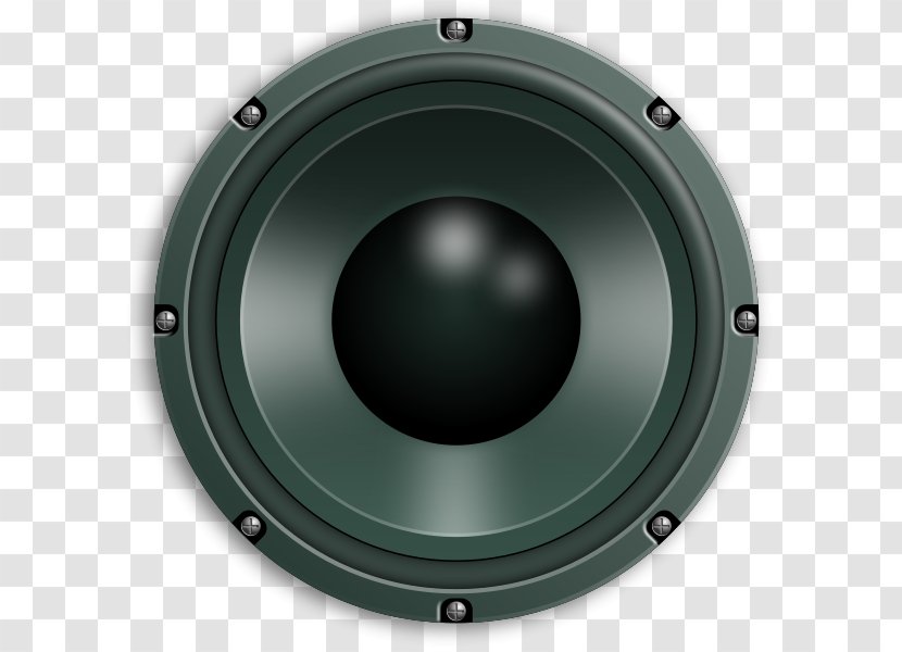 Loudspeaker Audio Clip Art - Subwoofer - Speaker Transparent PNG