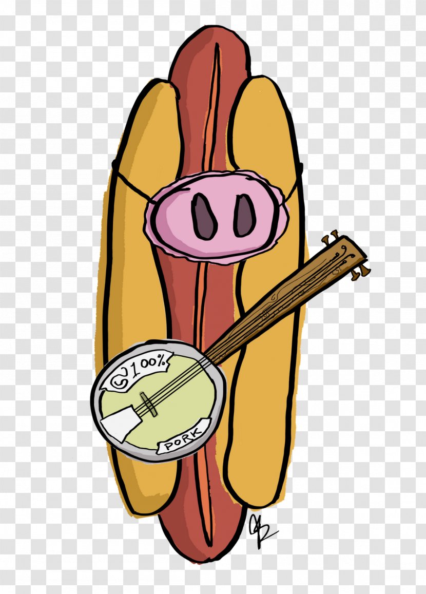 Cartoon Character Clip Art - Yellow - Hot Dog Transparent PNG
