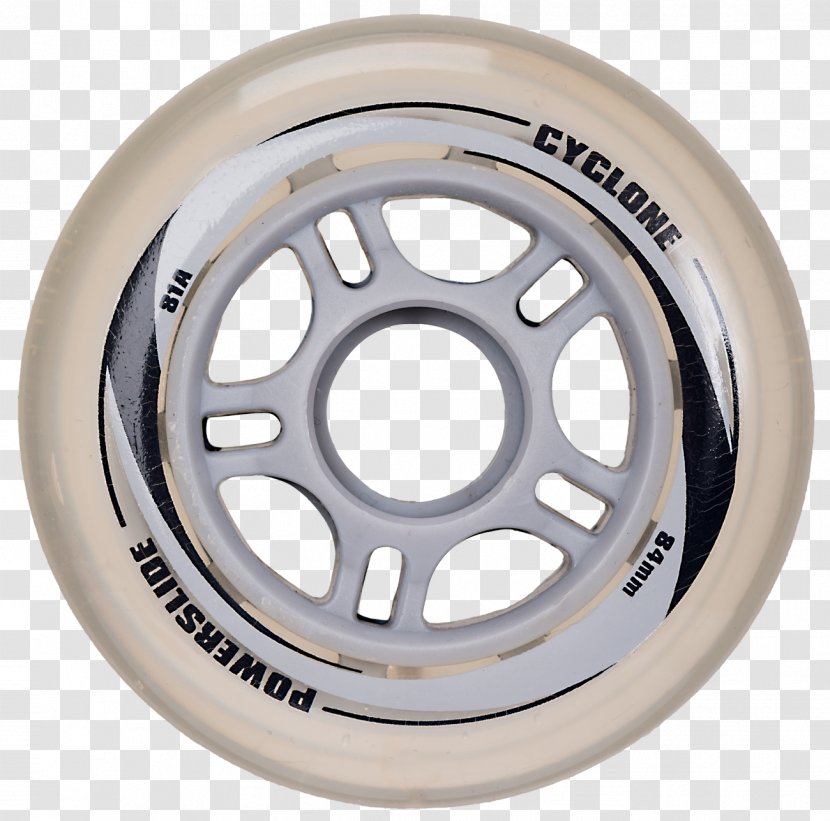 Inline Skating Powerslide Alloy Wheel Rollerblade - Hardness - Cyclone Transparent PNG