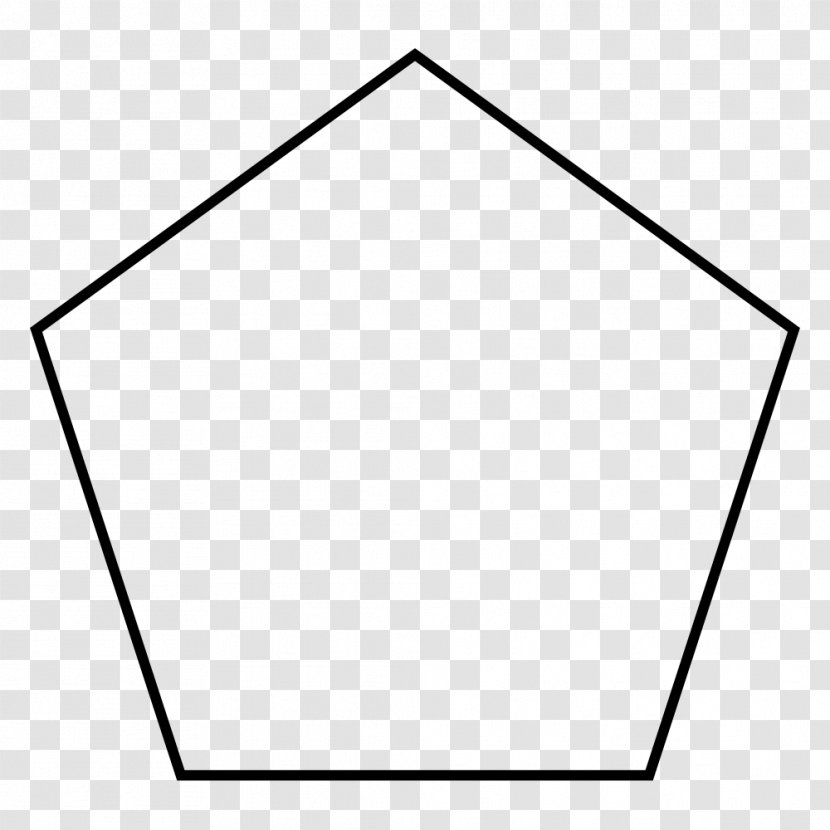 Regular Polygon Pentagon Polytope Geometry - Symmetry - Shape Transparent PNG
