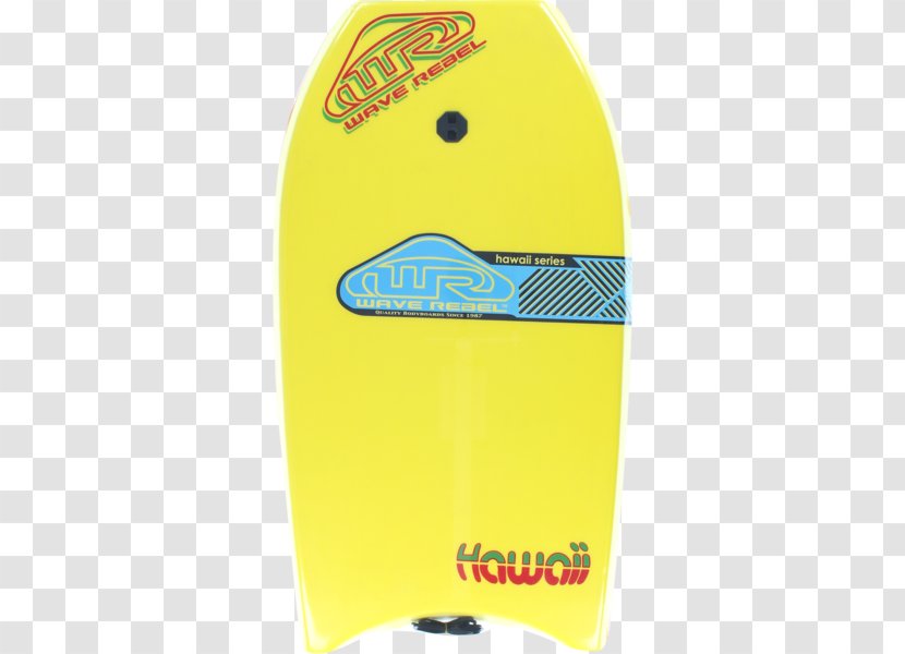 Bodyboarding Surfboard Skimboarding Wind Wave Surfing - Yellow Transparent PNG