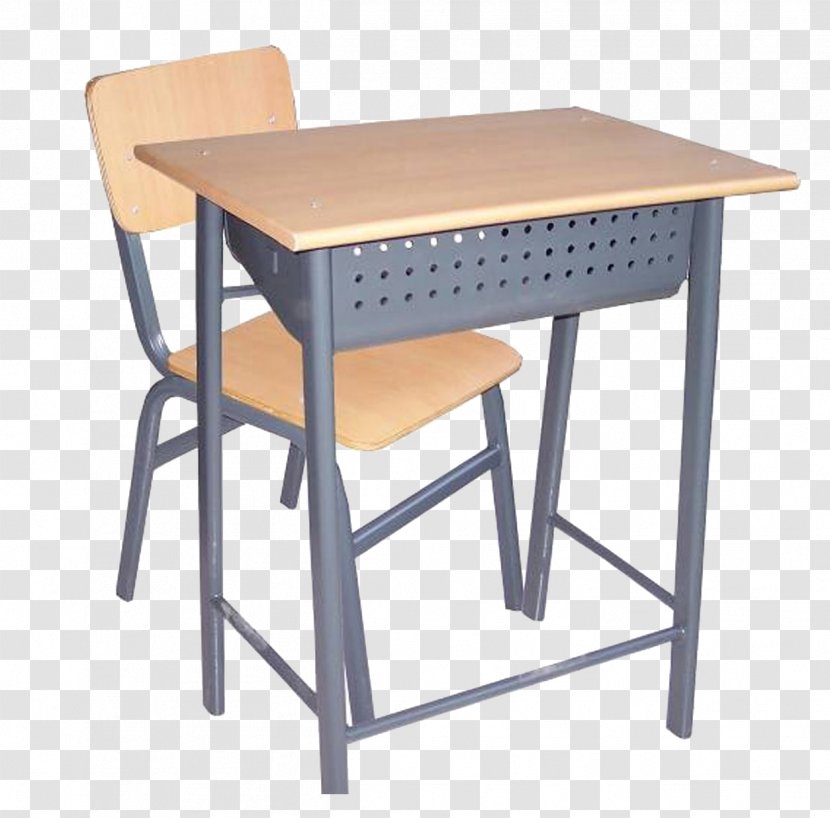 Table Office Chair Desk Furniture - Watercolor - School Desks And Chairs Transparent PNG