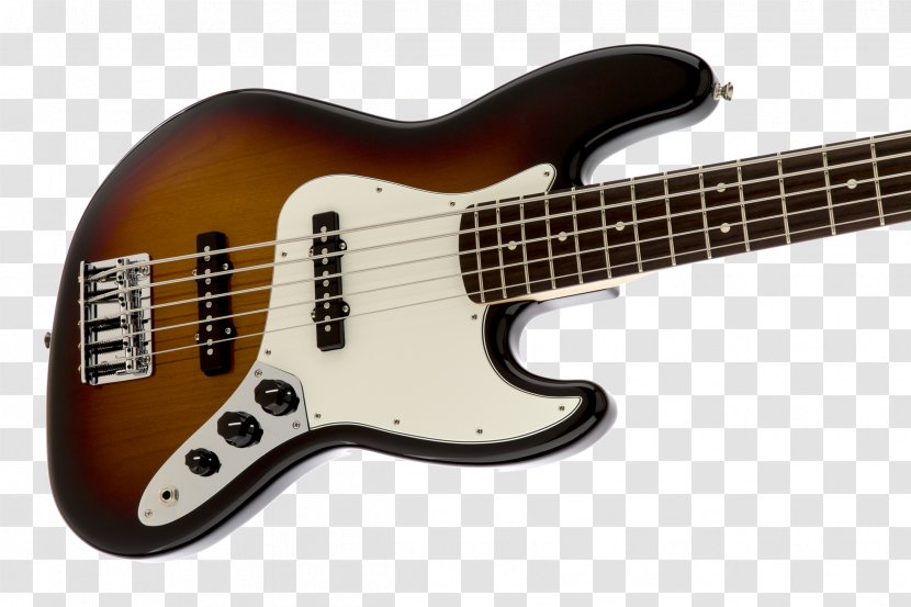 Fender Standard Jazz Bass V Guitar Squier - Flower Transparent PNG