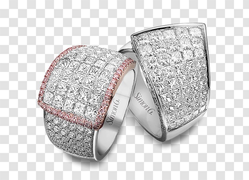 Wedding Ring Jewellery Jewelry Design Diamond - Silver Transparent PNG